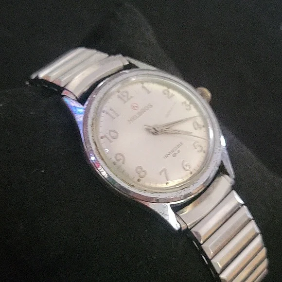 Helbros Invincible Men's Silver Made in France Watch
